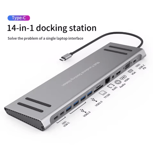 14 - in - 1 USB - C Docking Station © - Zambeel