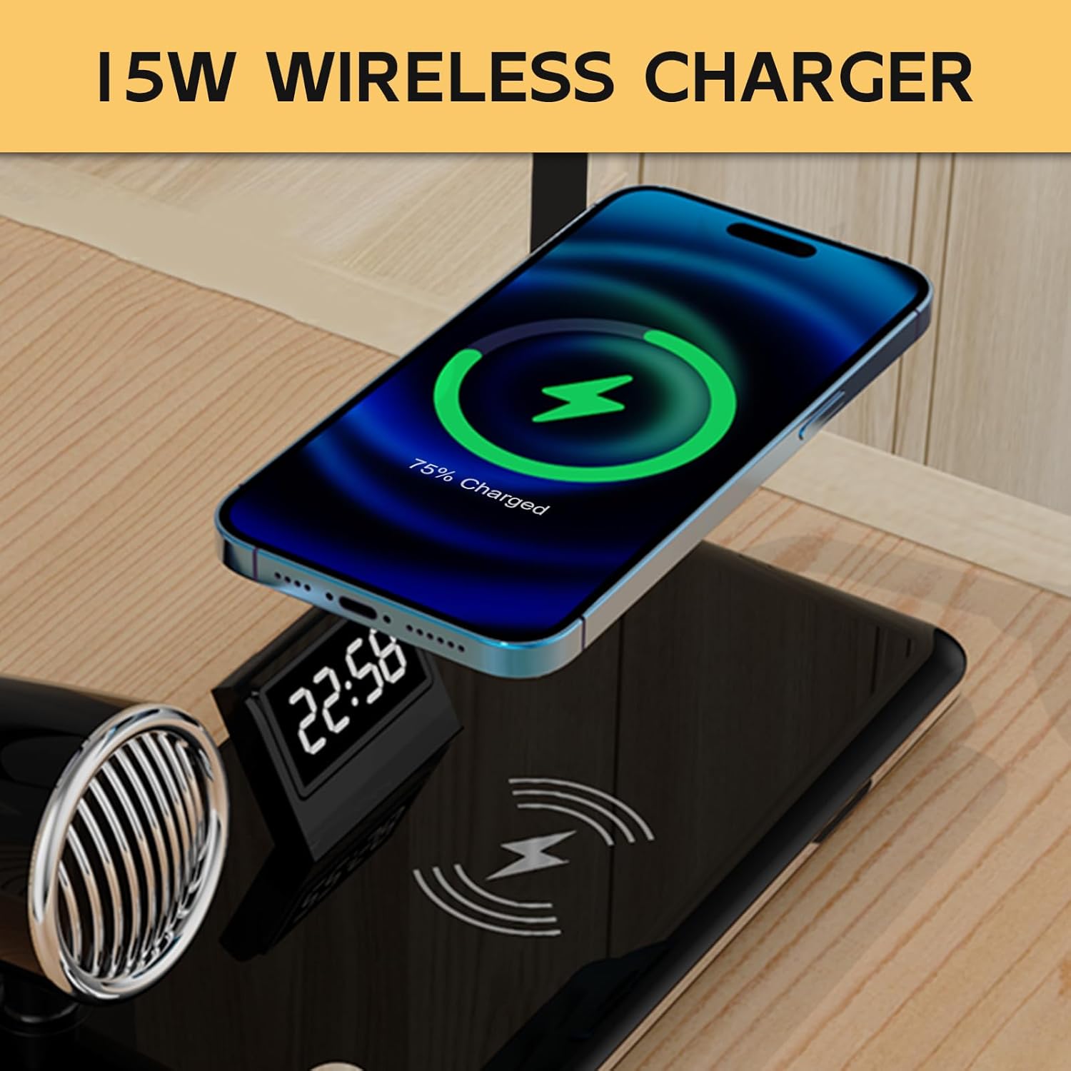4 - in - 1 Wireless Charger with BT Speaker - Zambeel